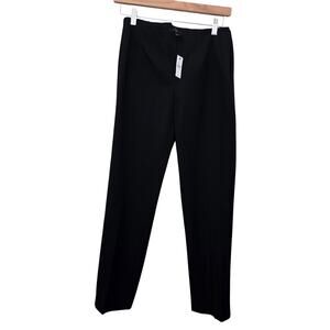 NWT Talbots | Curvy Petite Pull On Black Trousers Side Zipper